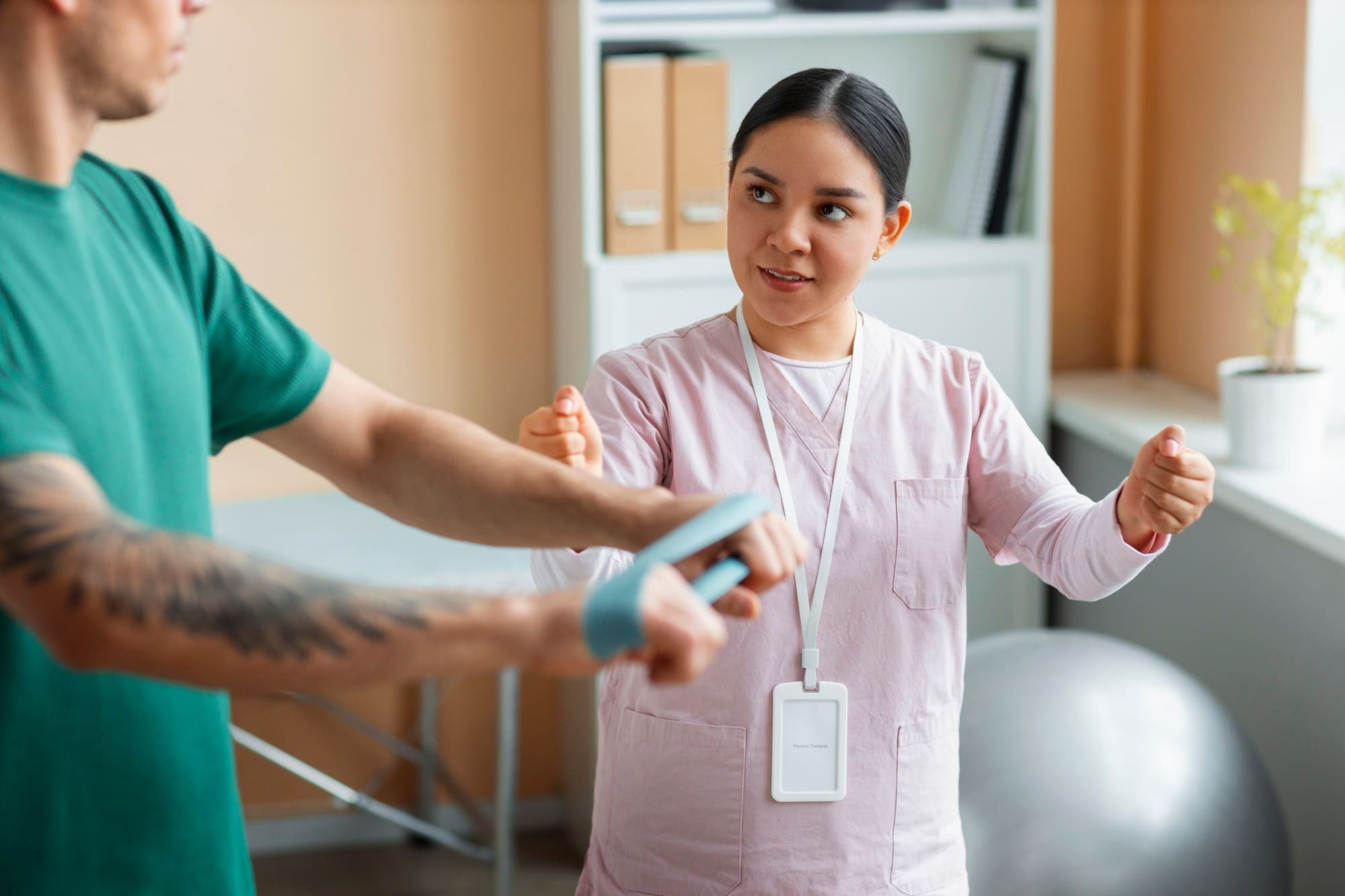 Image of medical modalities like ultrasound and electrical stimulation